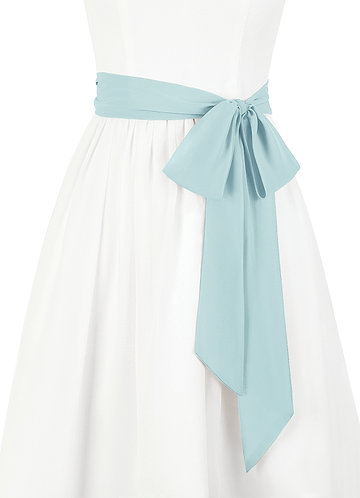 front Azazie Chiffon Sash