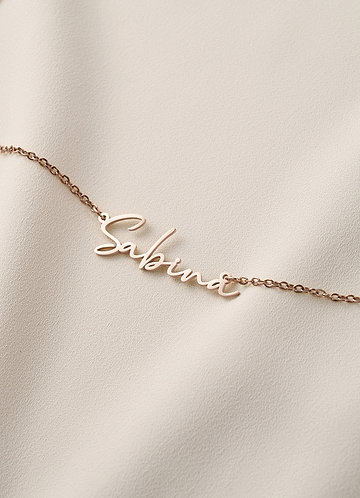 front Personalized Name Necklace