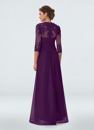 grape mother of the bride dresses