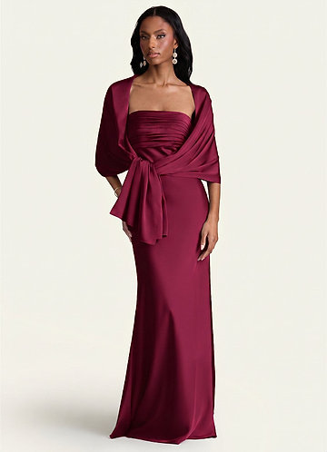 burgundy dress with black shawl Wraps The rich red tones