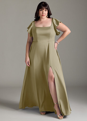 Moss Green Plus Size Bridesmaid Dresses | Azazie