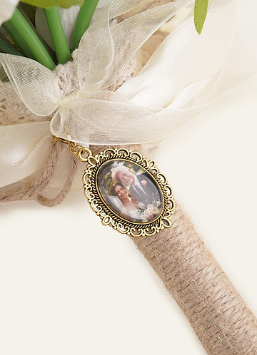 front Personalized Single Photo Charm