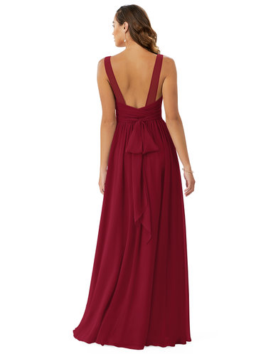 bridesmaids dress burgundy