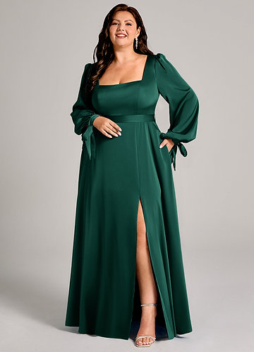 Long-sleeves Plus Size Bridesmaid Dresses | Azazie