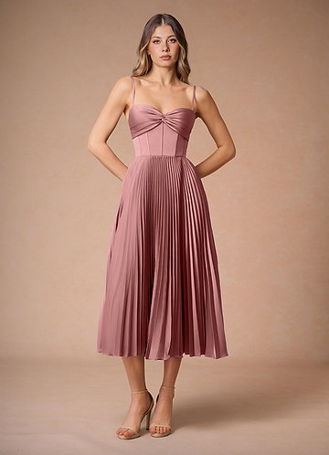 Abito Midi Rosa Chiaro Léna image1