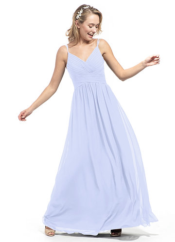 lavender and white bridesmaid dresses