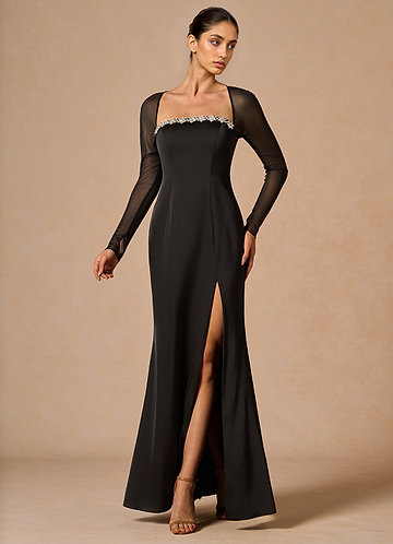 Azalea Black Maxi Dress image1