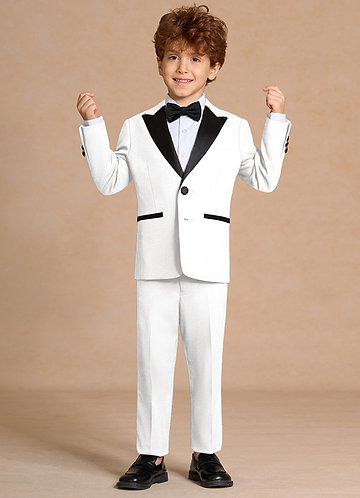 front Michael Boys Peak Lapel 2-Piece Tuxedos