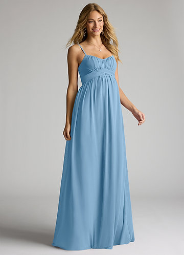 mint green and white bridesmaid dresses Satin Maternity Bridesmaid Dress