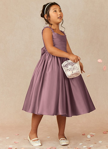 Vintage Mauve Flower Girl Dresses Azazie CA