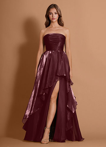 champagne formal dress Shiny Champagne Long Prom Dresses, Shiny Champagne Floor Length Formal –  jbydress