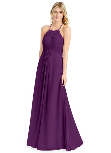 grape colored bridesmaid dresses