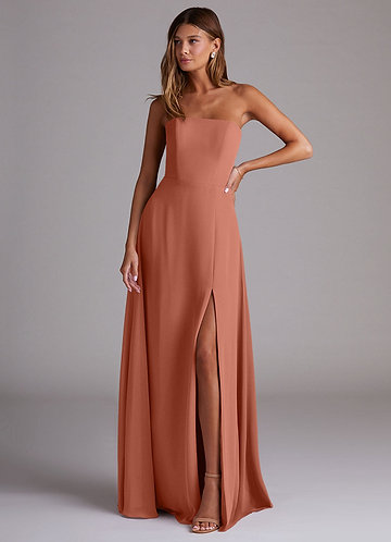mai tai bridesmaid dress The Lily mauve satin bridesmaid dress