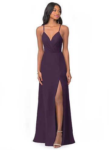 Bridesmaid plum clearance dress