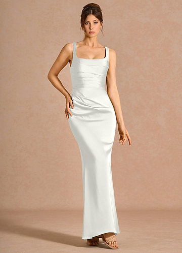 Hadiya White Maxi Dress image1