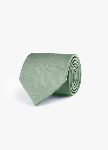 front Stretch Satin Wide Tie