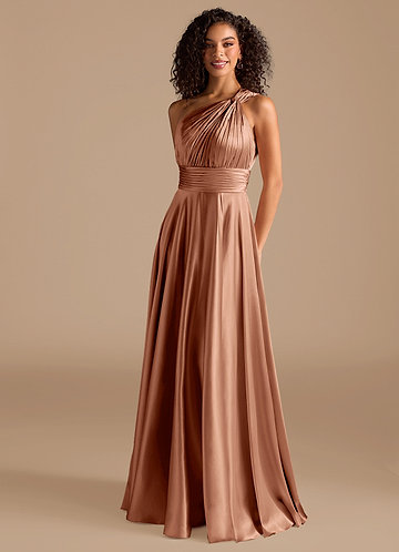 bronze color bridesmaid dresses Morilee 21795 Dress Finished with a zipper closure at the back Bronzer Bridesmaid Dresses Starting at