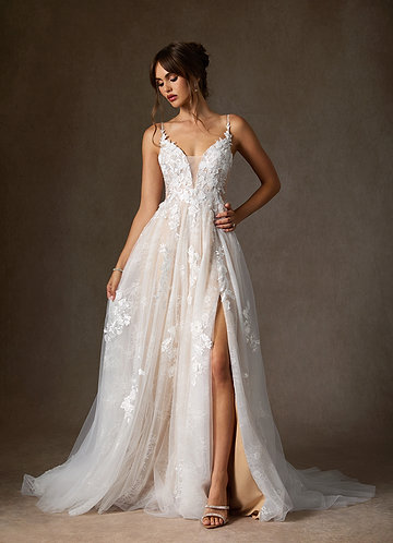 Azazie Monda Wedding Dress front