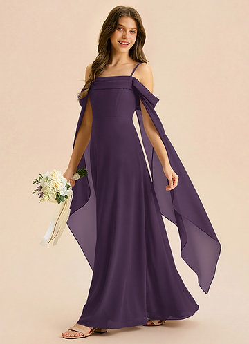 Plum Junior Bridesmaid Dresses