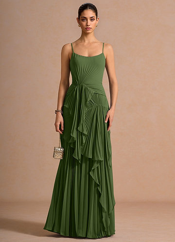 Bashira Olive Maxi Dress image1