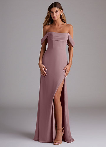 Dark dusty rose bridesmaid dresses online