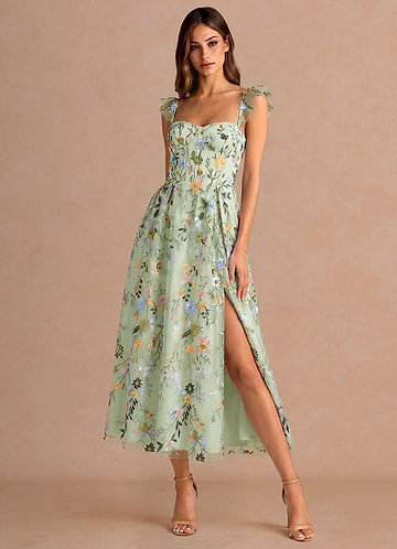 Kleid Denisse Hellgrün image1