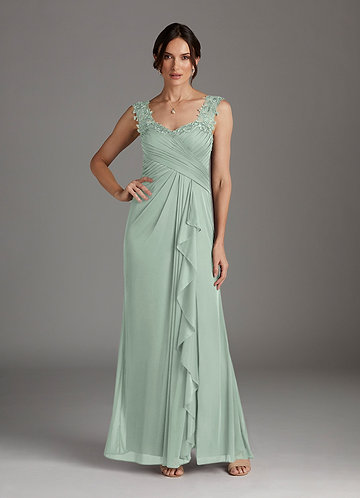 sachin and babi light blue dress Empire Waist Mother of the Bride Dresses – ADASA
