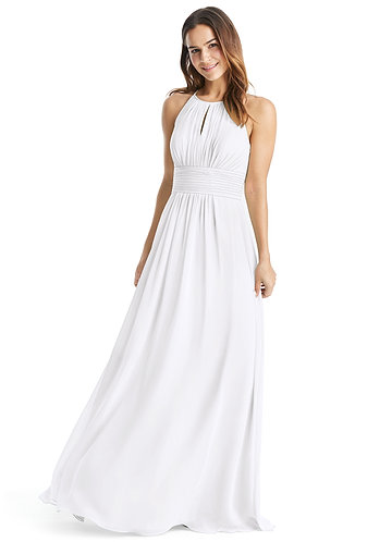 maid of honor dresses white