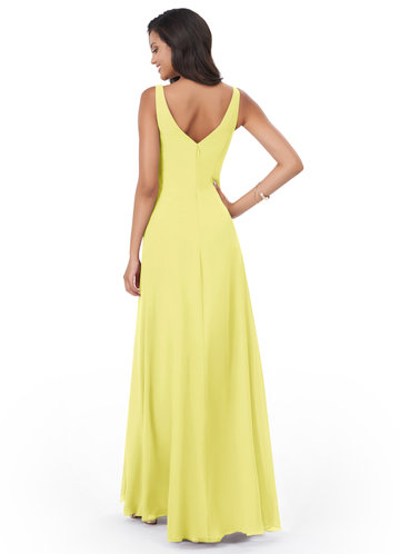 pale yellow bridesmaid dresses
