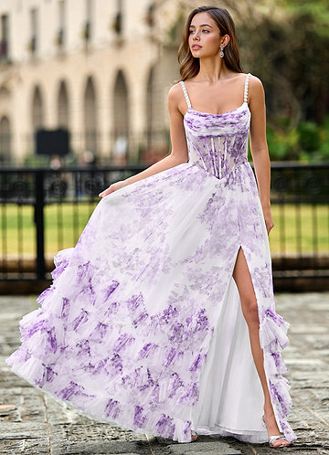 Pomeappy Violet Robe de bal en tulle image1