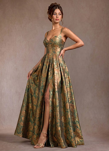 Bellona Vintage Teal Maxi Dress image1