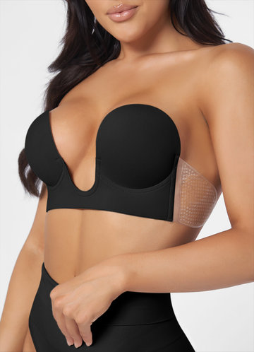 front Strapless Backless Plunge Bra