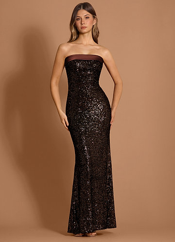 Remy Bronze Black Maxi Dress image1