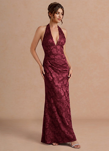 Torrance Wine Maxi Dress image1