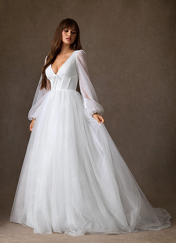 2024 Boho Wedding Dresses - Lace & tulleAzazie 2024 Boho Wedding Dresses - Lace & tulleAzazie