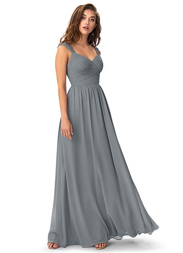 steel grey gown