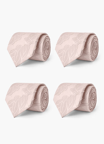 front Set mit breiten Krawatten im floralen Burnout-Design – 4-teilig