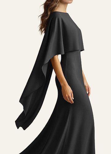 front Azazie Capa de cetim elástico multiuso com cores combinando