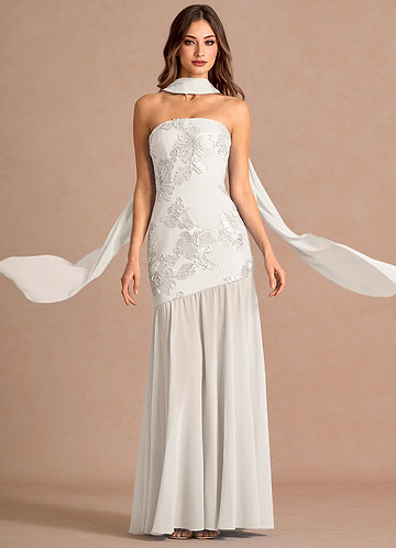Nerissa Cloud White Maxi Dress image1