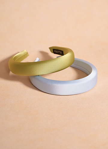 front Satin Puffy Headband