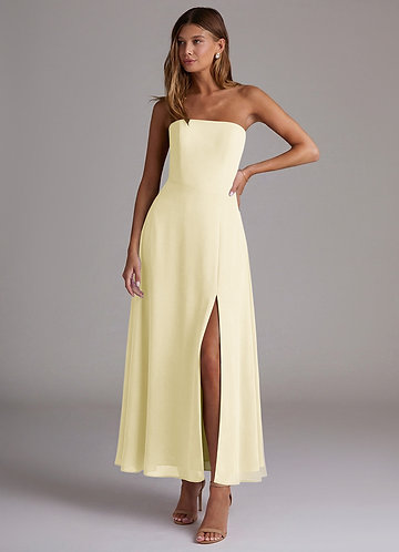 Isla Powder Pink Maxi Dress | Azazie CA