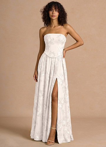 Isaura Cloud White Maxi Dress image1