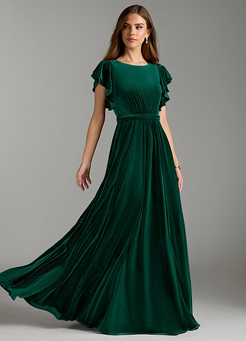 modest bridesmaid dresses canada & Gowns A-Line/Princess Half Sleeves Asymmetrical handmadeincalifornia Categoría:PREMIUM length lace dress in