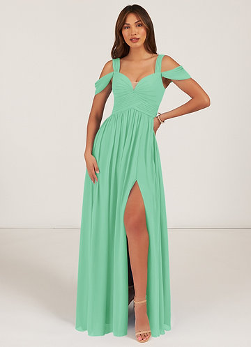 Malibu Colored Bridesmaid Dresses