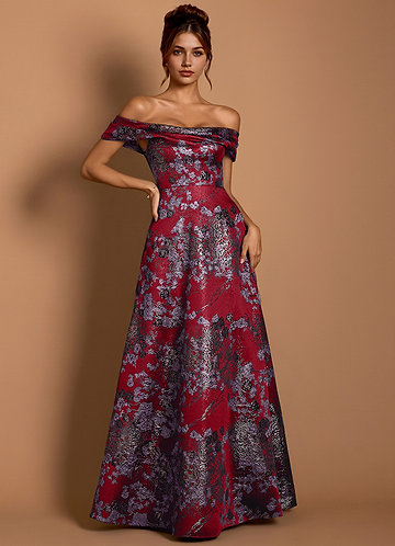 Dagny Merlot Maxi Dress image1