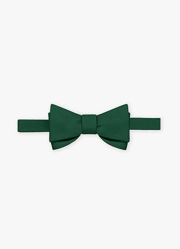 front Stretch Satin Bow Tie