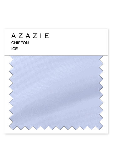 front Azazie Ice Chiffon Swatch