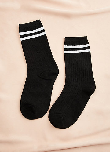 front Calcetines de doble raya