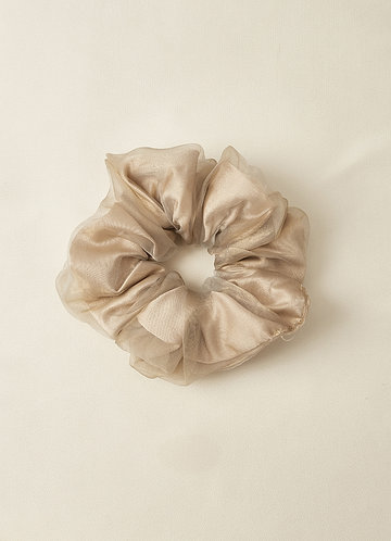 front Sheer Layered Scrunchie Set