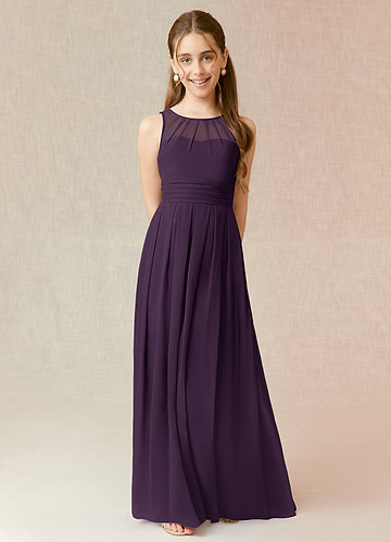 Plum Junior Bridesmaid Dresses | Azazie